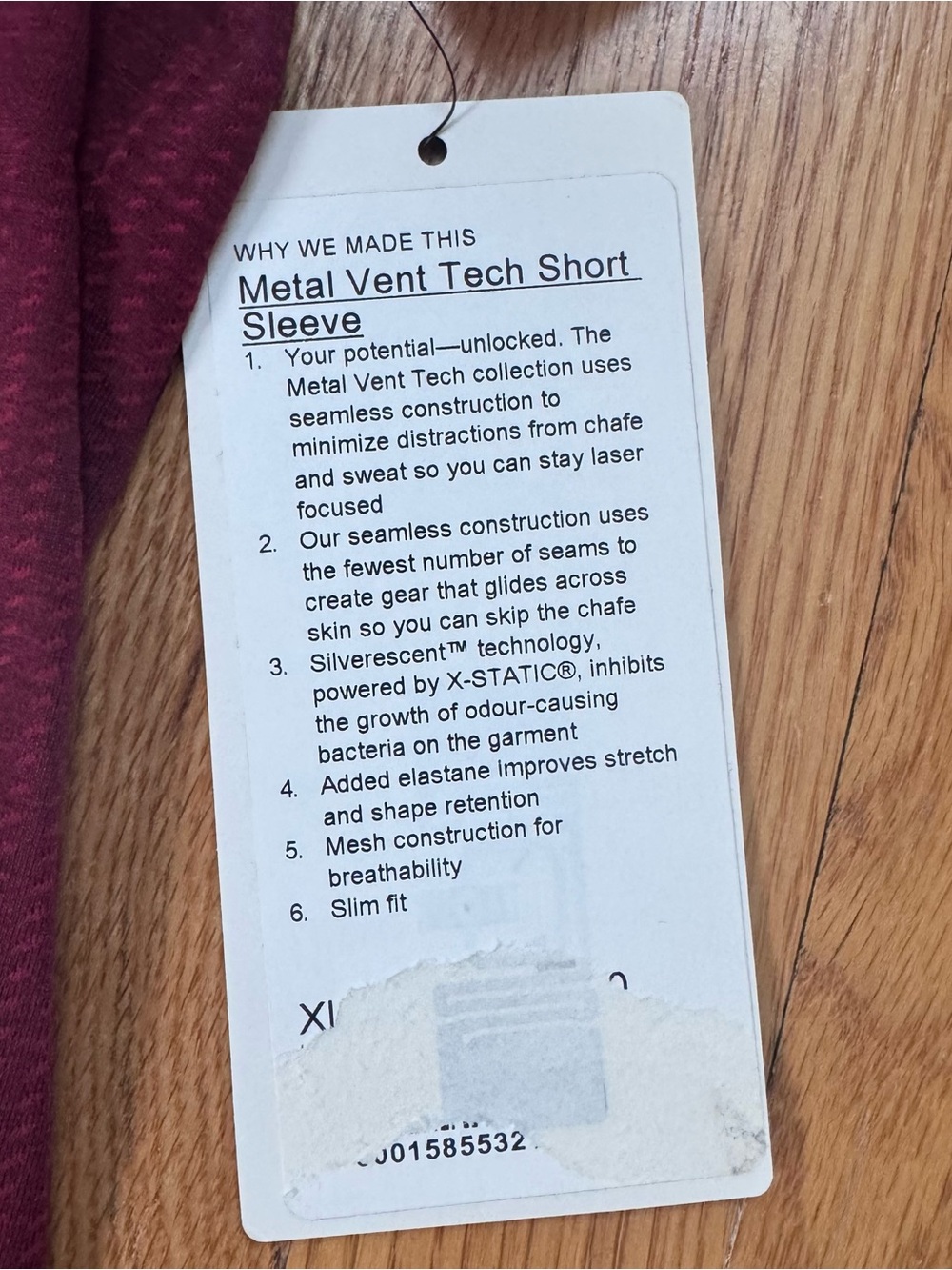 lululemon athletica Metal Vent Tech Short Sleeve - Picture 5 of 6